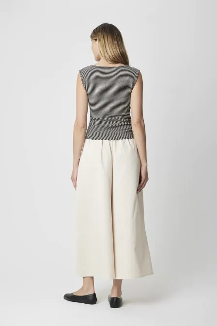 The Rumi Top - BEIGE-BLACK
